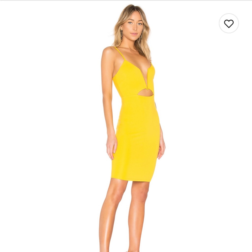 NWT NBD Yellow Dress